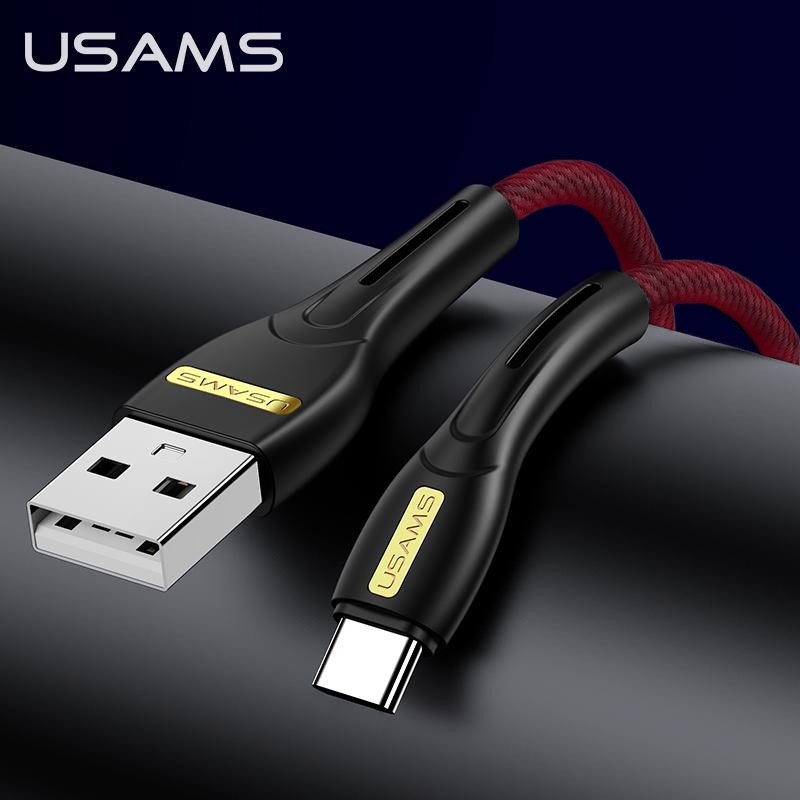 Кабель USB - Type-C USAMS US-SJ390 U40 1m, цвет красный