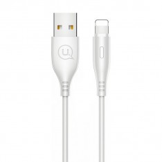 Кабель USB USAMS US-SJ266 U18 Lightning, 2A, 1м, белый