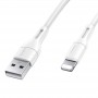 Кабель для зарядки iPhone (USB - Lightning) Usams US-SJ500 U68, 2A, 1м, белый