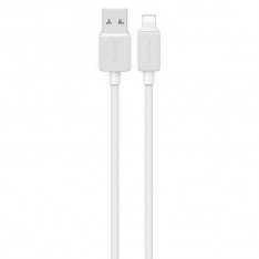 Кабель для зарядки iPhone (USB - Lightning) Usams US-SJ689 Lightning, 2.4A, 1м, белый