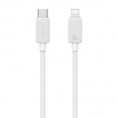 Кабель для зарядки iPhone (Type-C - Lightning) Usams US-SJ692 Lightning, 30W, 1м, белый