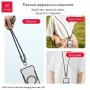 Шнурок для телефона Xundd XDDC-044 с кабелем для быстрой зарядки, синий