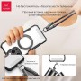 Шнурок для телефона Xundd XDDC-044 с кабелем для быстрой зарядки, синий