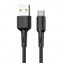 USB Кабель Yesido CA-42, Type-C, черный 1м