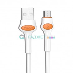 USB Кабель Yesido CA-47, Micro-USB, белый 1м