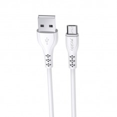 USB Кабель Yesido CA-71, Micro-USB, белый 1м