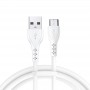 USB Кабель Yesido CA-71, Micro-USB, белый 1м