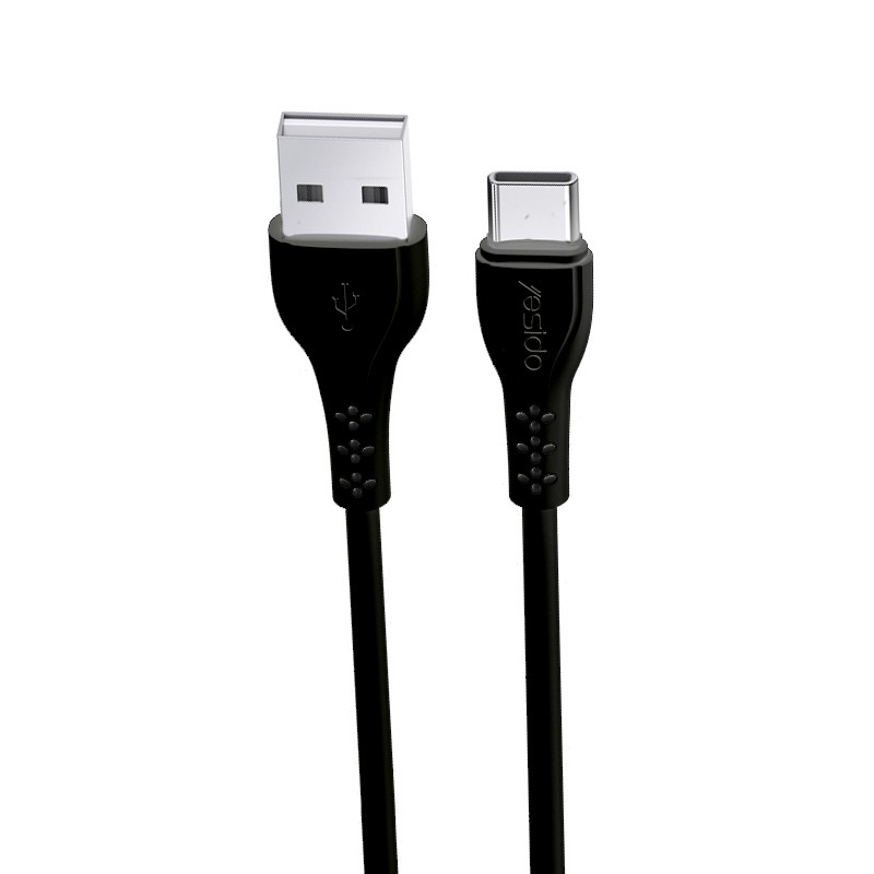 USB Кабель Yesido CA-71, Type-C, черный 1м