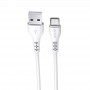 USB Кабель Yesido CA-71, Type-C, белый 1м