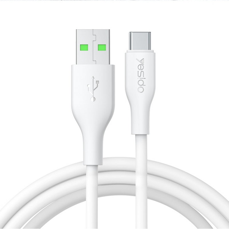 Кабель USB - Type -C Yesido CA-72, 1.2 метра, белый