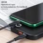 PD кабель (Type-C - Lightning) Yesido CA82, 30 см., черный