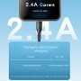 Кабель для быстрой зарядки iPhone Yesido CA-97, 1.2 метра