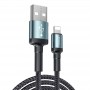Кабель USB для iPhone Yesido CA75, 2 метра, черный