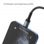 Кабель USB для iPhone Yesido CA75, 2 метра, черный