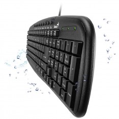 Мультимедийная клавиатура Genius KB-M225C, PS2/USB, черный цвет