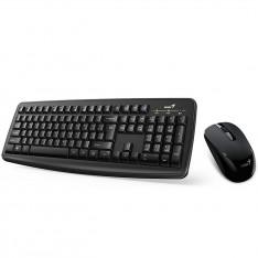 Комплект Genius беспроводной Smart KM-8100 (клавиатура + мышь), USB, 2.4GHz, черный цвет