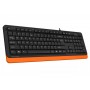 Клавиатура A4Tech Fstyler FK10 (черный/оранжевый)
