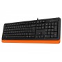 Клавиатура A4Tech Fstyler FK10 (черный/оранжевый)