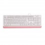 Клавиатура A4Tech Fstyler FK10 белый/розовый USB Клавиатура A4Tech Fstyler FK10 белый/розовый USB