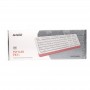 Клавиатура A4Tech Fstyler FK10 белый/розовый USB Клавиатура A4Tech Fstyler FK10 белый/розовый USB