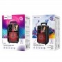 Беспроводная колонка Hoco BS37 Dancer с RGB подсветкой и с микрофоном (цвет: черный)