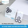 Защитное стекло на линзы камер Apple iPhone 18 Pro, KuZoom All in One, White