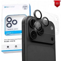 Защитное стекло на линзы камер Apple iPhone 18 Pro Max, KuZoom All in One, Black