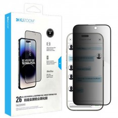 iPhone 12 / 12 Pro Защитное стекло KuZoom Антишпион, 26 градусов