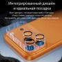 Защитное стекло на линзы камер Apple iPhone 17 Pro Max, KuZoom AR Invisible, Clear