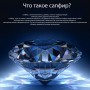 Защитное стекло на линзы камер Apple iPhone 17 Pro / 17 Pro Max, KuZoom Real Saphire, White