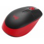 Мышь Logitech M190 (черный/красный)