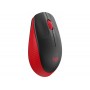 Мышь Logitech M190 (черный/красный)