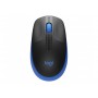 Мышь Logitech M190 (черный/синий)