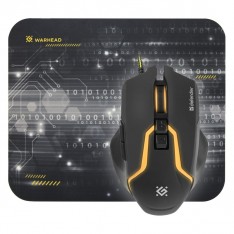Игровой набор коврик + мышь Defender Warhead MP-1400