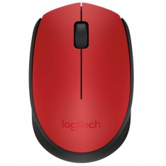 Мышь беспроводная Logitech Wireless Mouse M171, цвет красный
