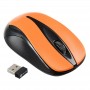 Беспроводная компьютерная мышь Oklick 675MW, черно-оранжевый