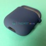 Силиконовый чехол для AirPods 1 / 2, с карабином, цвет 15, темно-синий