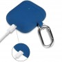 Силиконовый чехол для AirPods 1 / 2, синий