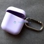 Силиконовый чехол для AirPods 2, сирень