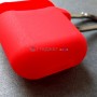 Силиконовый чехол для AirPods 2, красный