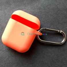 Силиконовый чехол для AirPods 2, оранжевый