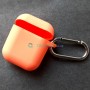 Силиконовый чехол для AirPods 2, оранжевый