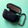 Силиконовый чехол для AirPods 3, с карабином, цвет 01, черный