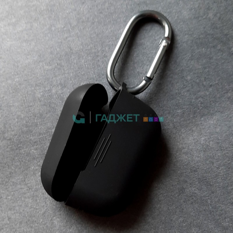 Силиконовый чехол для AirPods Pro, черный Силиконовый чехол для AirPods Pro, черный