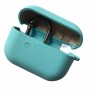 Силиконовый чехол для AirPods Pro, с карабином, цвет 11, ментол Силиконовый чехол для AirPods Pro, с карабином, цвет 11, ментол