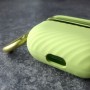 Чехол для AirPods 3, силиконовый с карабином, Mutural, светло-зеленый