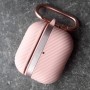 Чехол для AirPods 3, силиконовый с карабином, Mutural, розовый