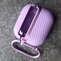 Чехол для AirPods 3, силиконовый с карабином, Mutural, фиолетовый