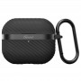 Чехол для AirPods Pro 2, силиконовый с карабином, Mutural, черный