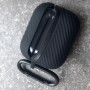 Чехол для AirPods Pro 2, силиконовый с карабином, Mutural, черный
